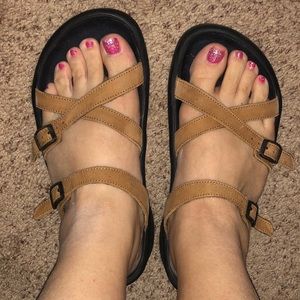 Birkenstock Tatami size 40 Brown Strappy Sandals